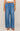 Blue denim wide-leg pants worn by a person on a plain background