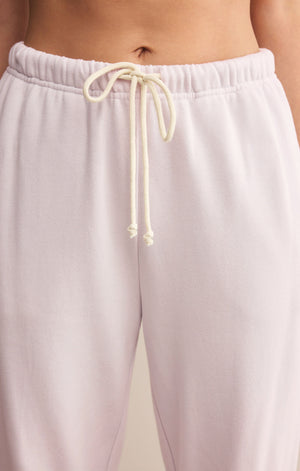 Z SUPPLY STADIUM COTTON JOGGER IN LAVENDER ICE