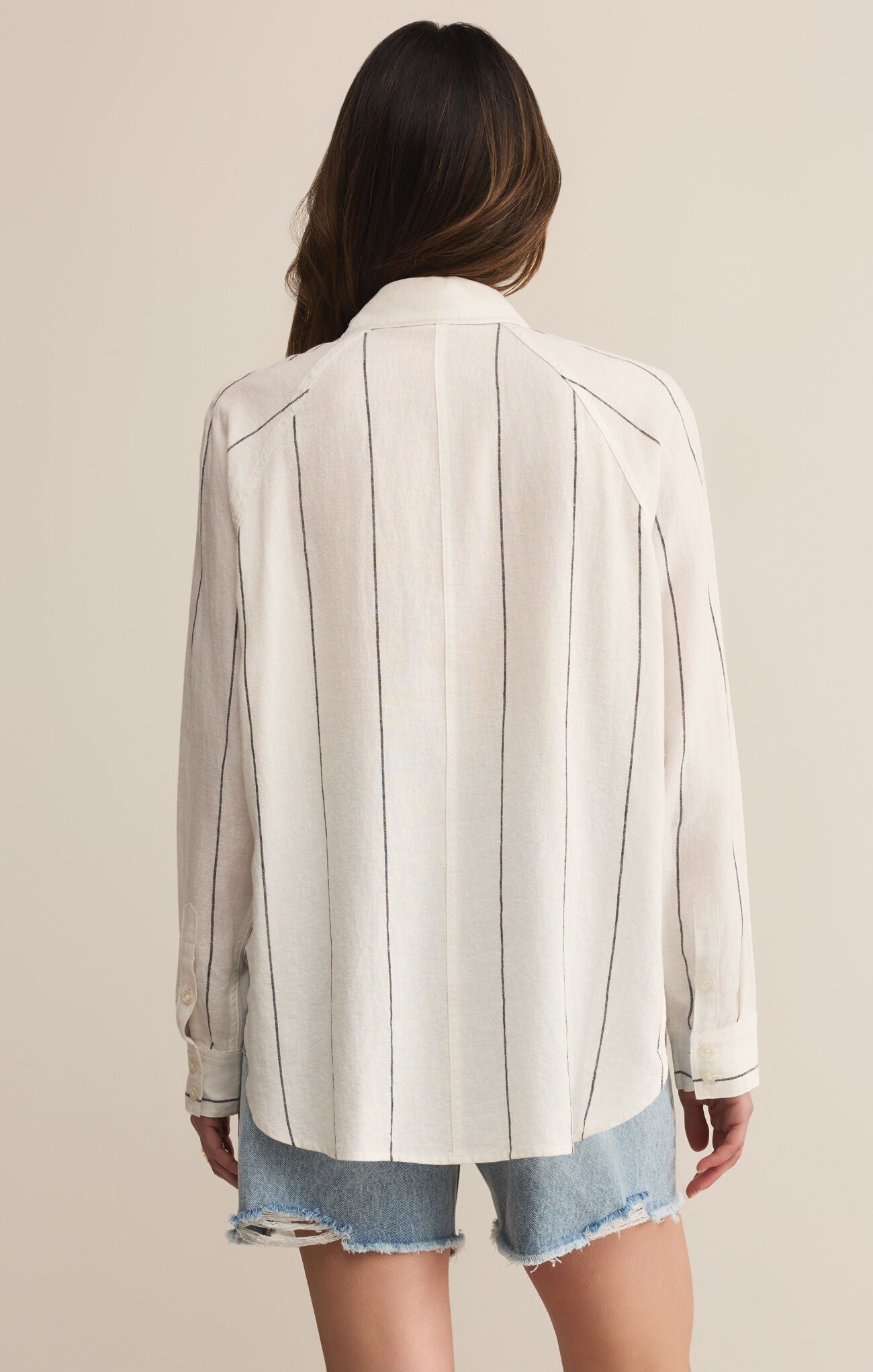 Z SUPPLY THE PERFECT LINE TOP IN WHITE STRIPES
