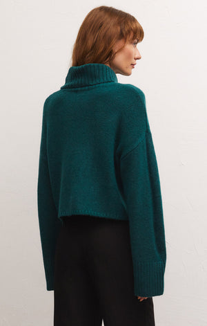 Z SUPPLY URSA SWEATER TOP IN ABYSS