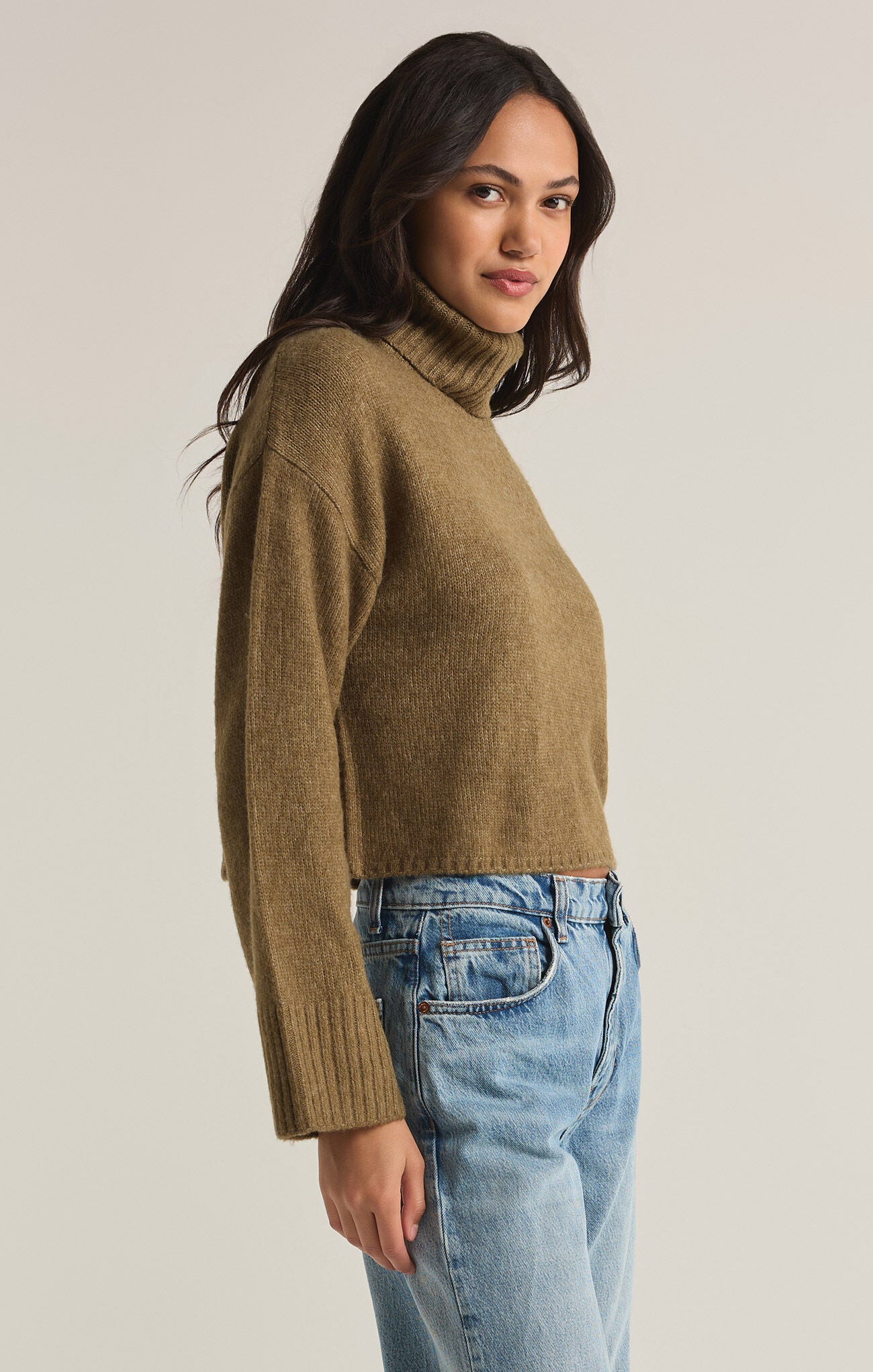 Z SUPPLY URSA SWEATER TOP IN MARTINI