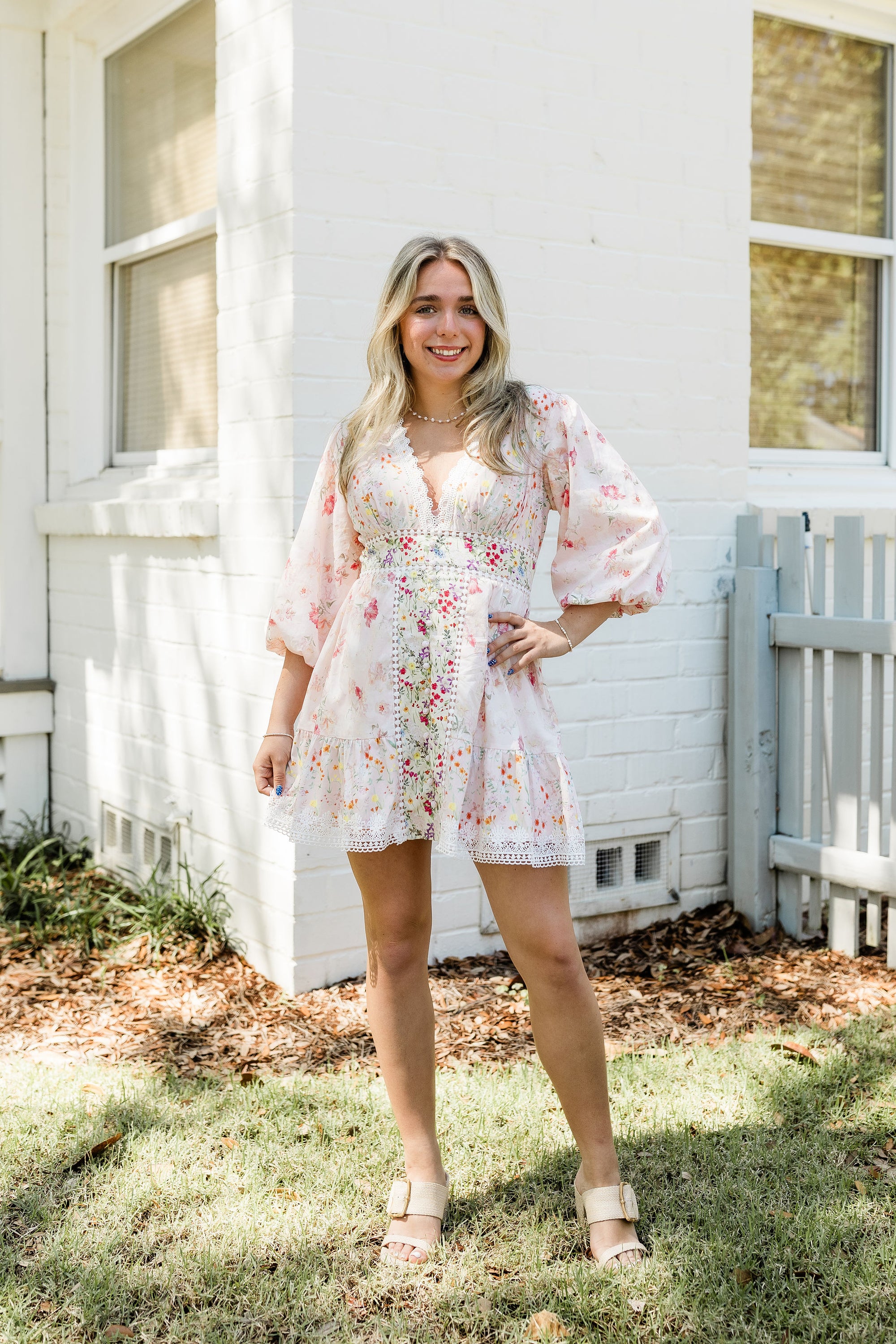 MARIBELLA FORAL DRESS