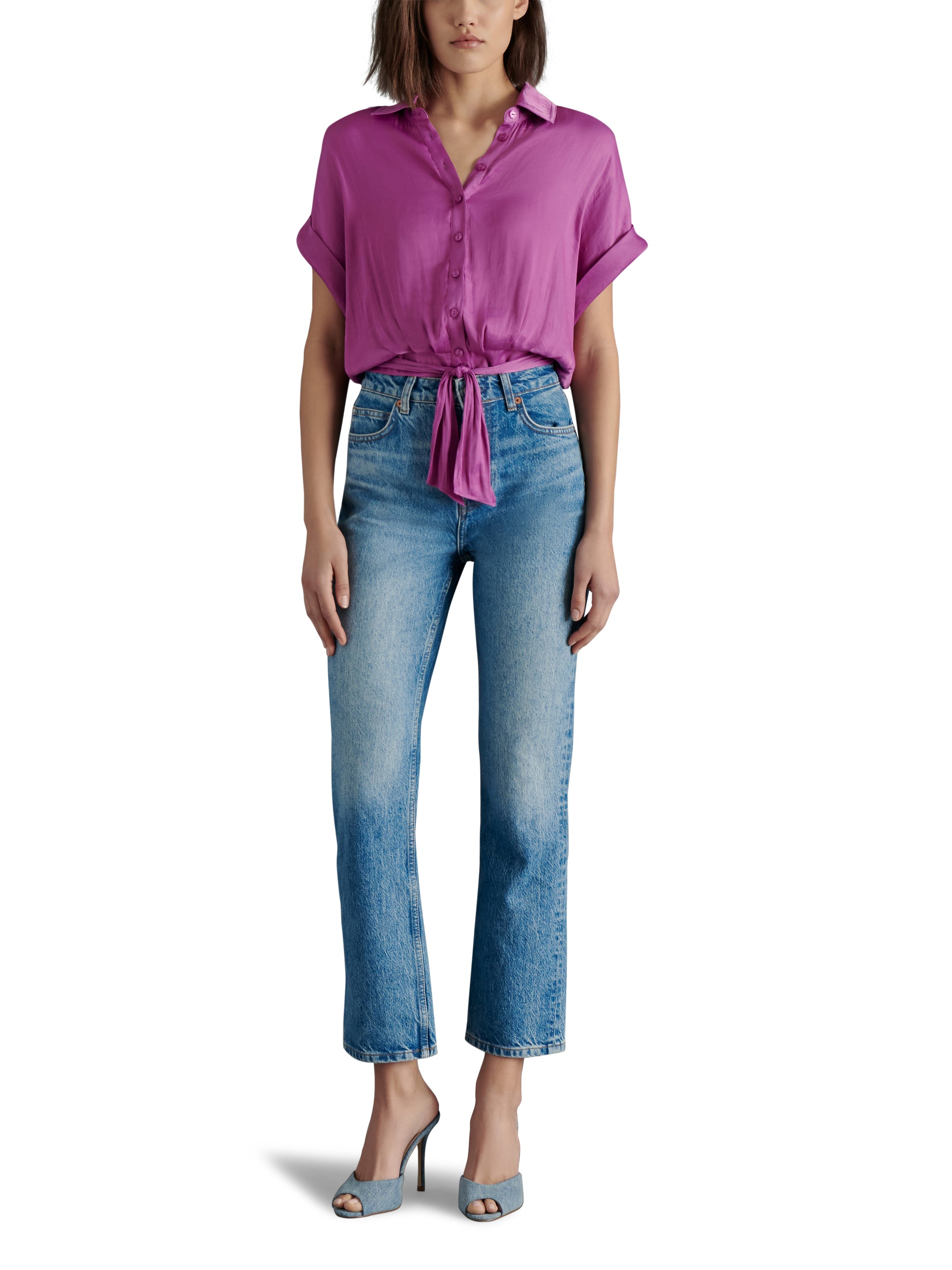 STEVE MADDEN TORI TOP IN RADIANT ORCHID