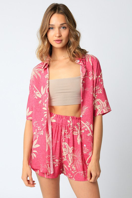 ANISA TOP IN FUCHSIA