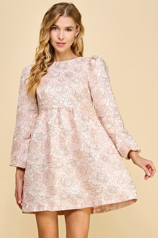 MACY FLORAL DRESS IN PINK