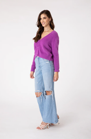 SAMANTHA CARDI IN PURPLE