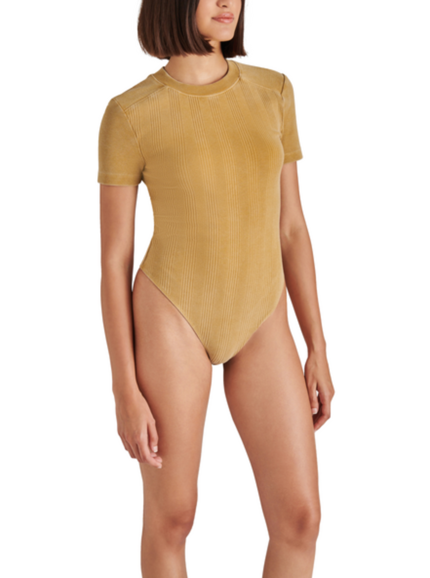 STEVE MADDEN AMBRA BODYSUIT IN SAND