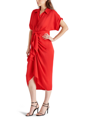 STEVE MADDEN TORI DRESS IN RED