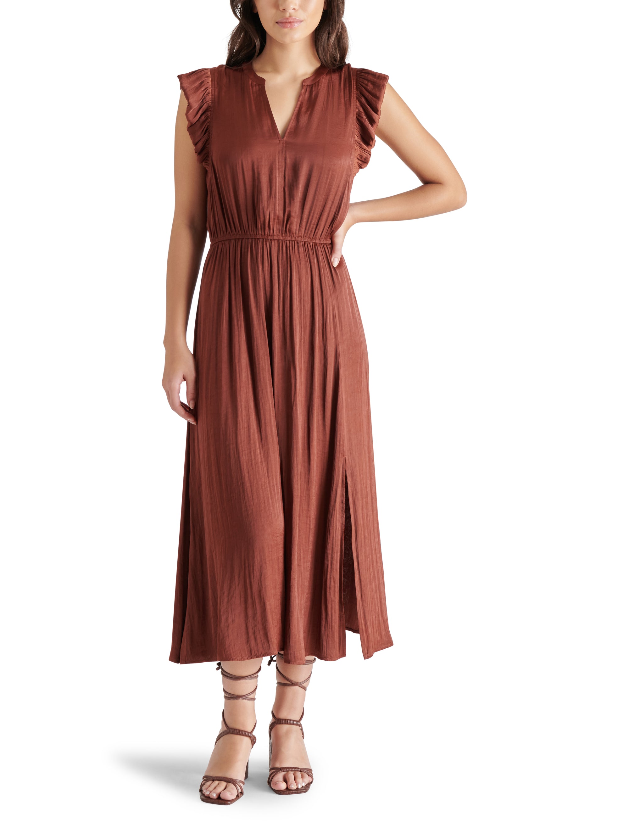 STEVE MADDEN ALLEGRA DRESS IN CINNAMON