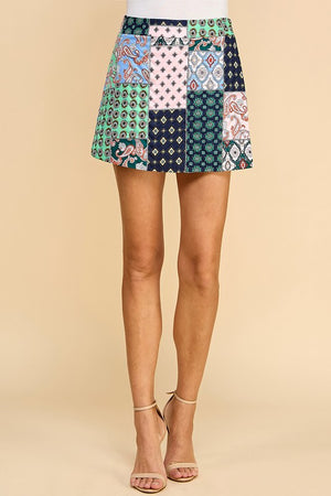 SHELTON QUILTED SKORT