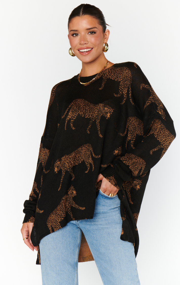 SHOW ME YOUR MUMU BONFIRE SWEATER CATWALK KNIT