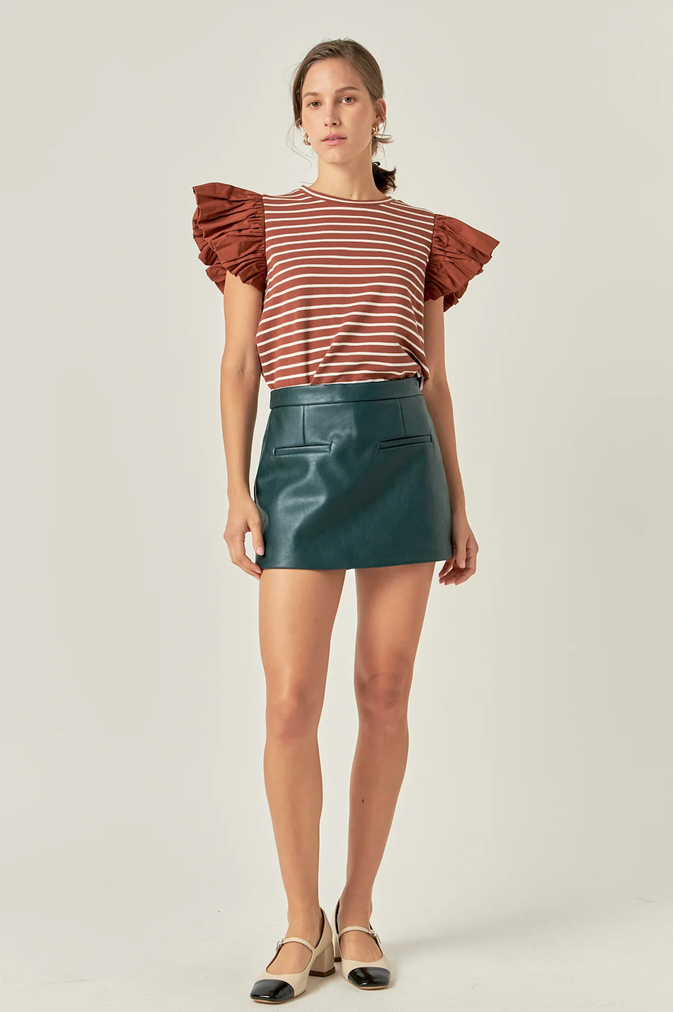 ENGLISH FACTORY SKORT IN TEAL