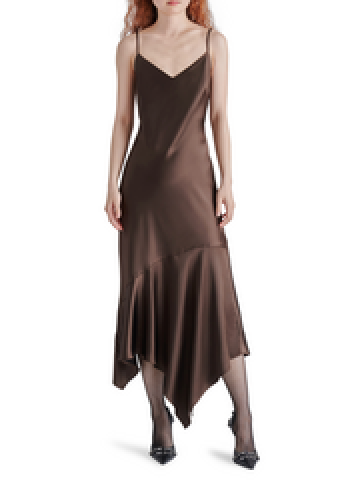 STEVE MADDEN LUCILLE DRESS IN DARK ESPRESSO