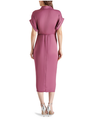 STEVE MADDEN TORI DRESS IN ROYAL PLUM