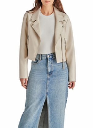 STEVE MADDEN VINKA JACKET IN BONE