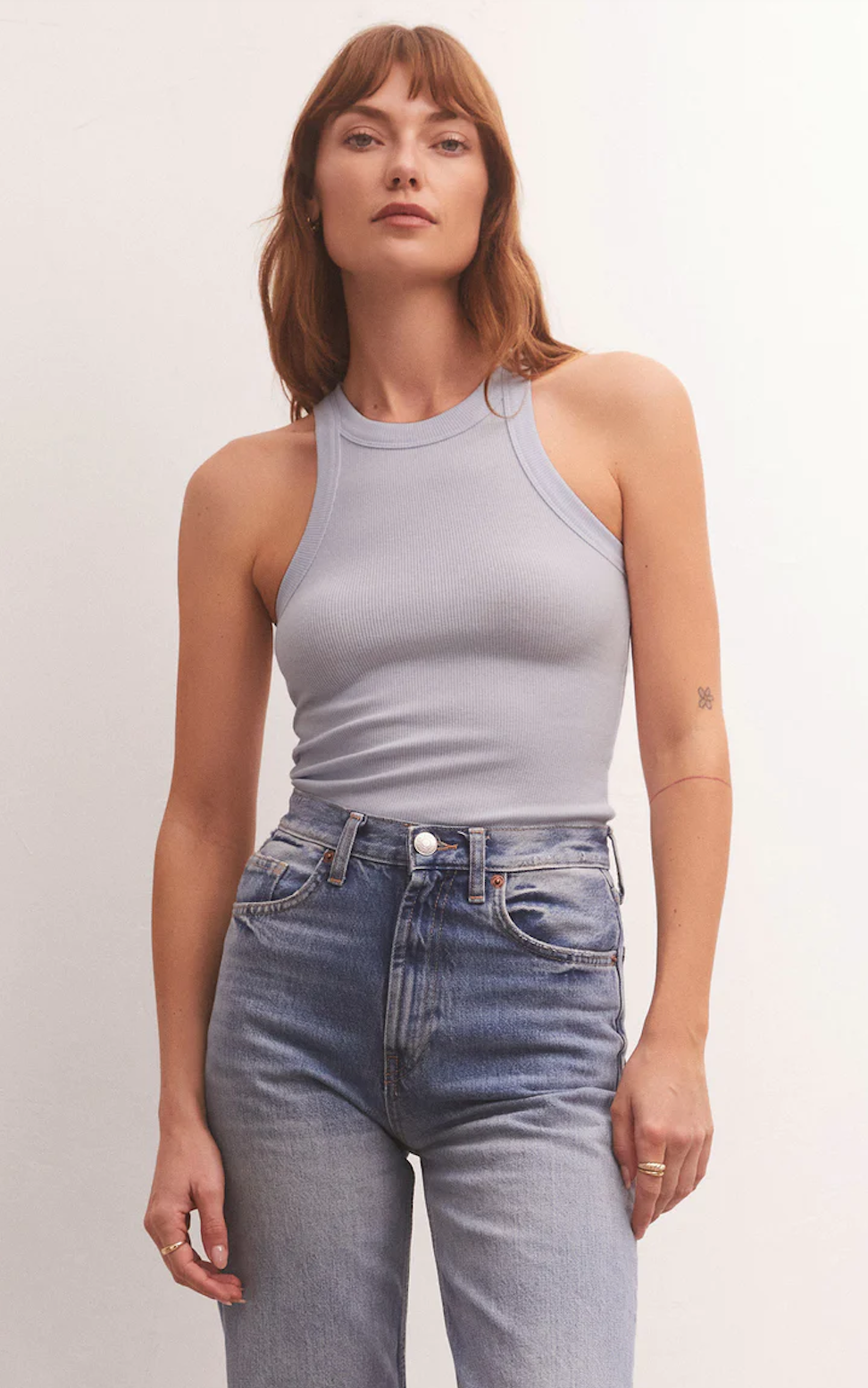 Z SUPPLY LILLY RIB TANK IN TRANQUIL WATERS