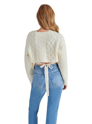 STEVE MADDEN KESSIE SWEATER IN WHISPER