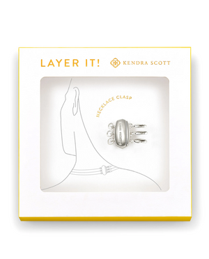 KENDRA SCOTT LAYER IT NECKLACE CLASP IN SILVER