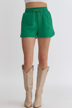 QUINN SHORTS IN GREEN