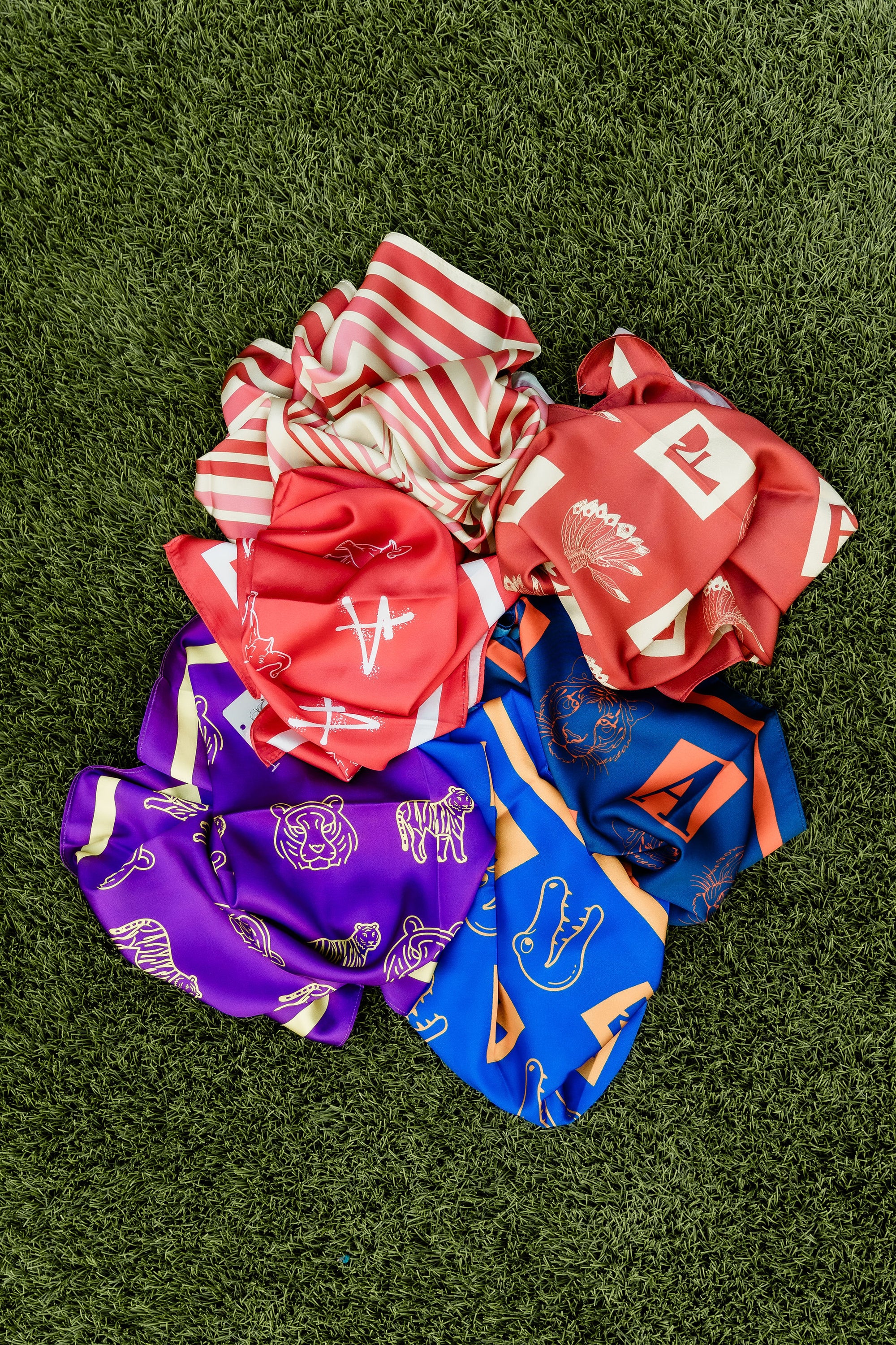 GAME DAY SILKY SCARVES: MORE COLORS
