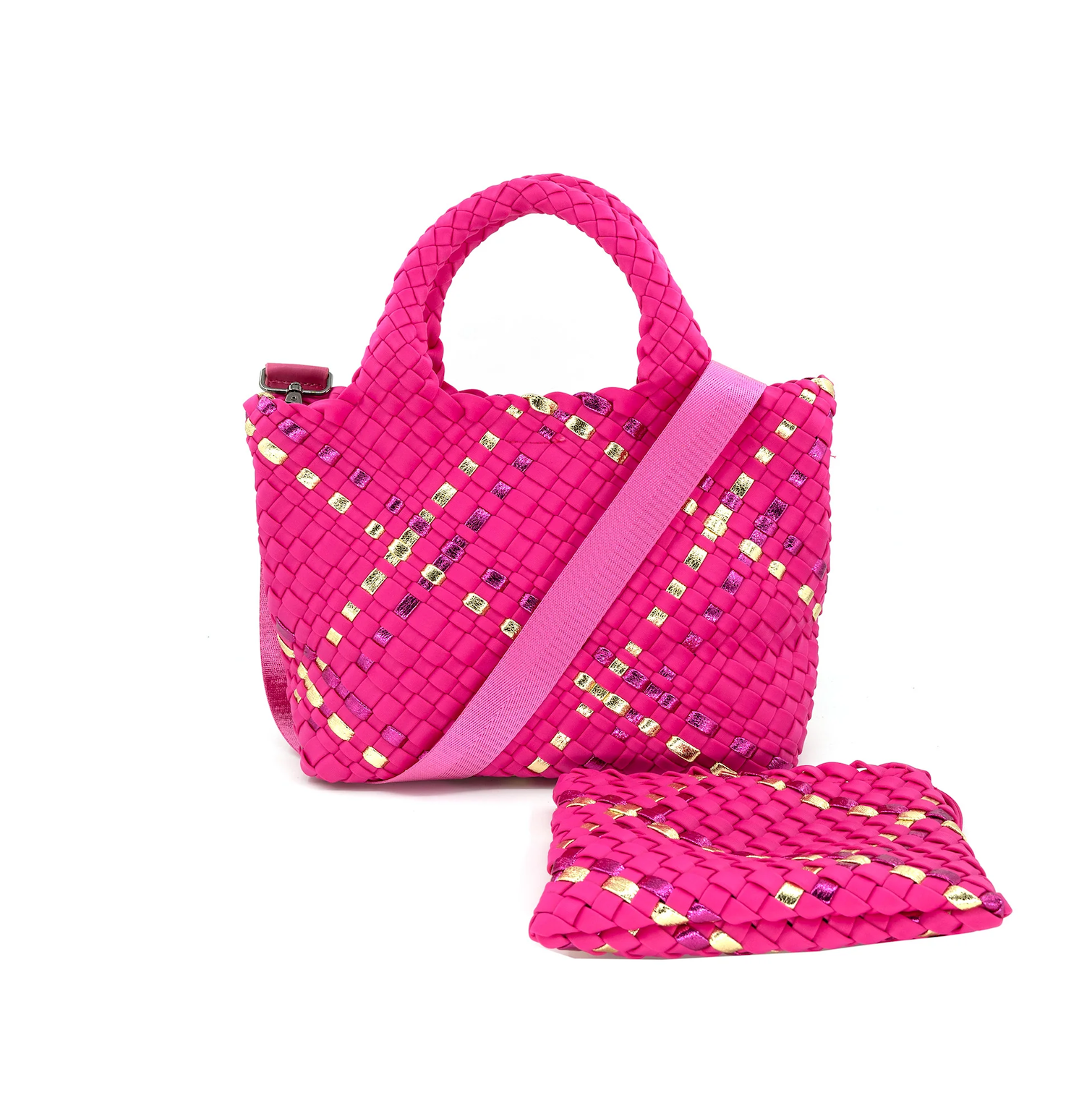 Woven discount mini bag