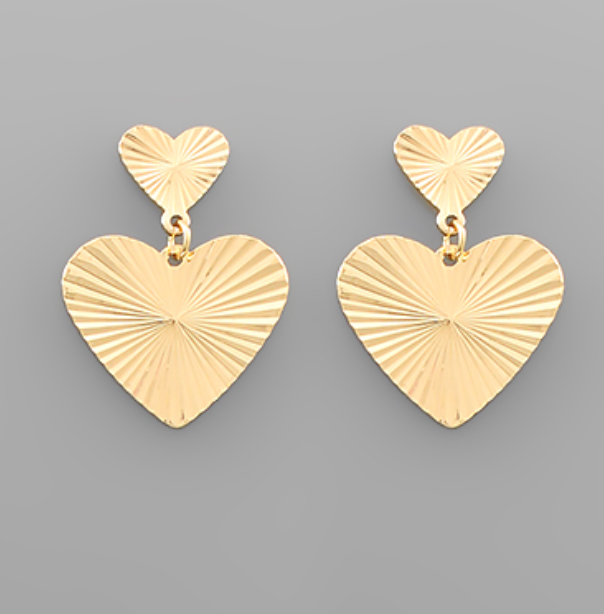 EROS METAL HEART EARRINGS: MORE COLORS