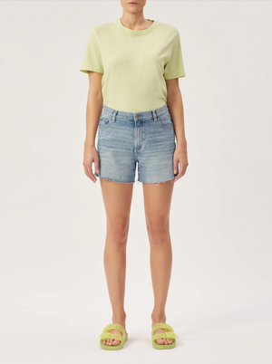 DL1961 ZOIE RELAXED SHORTS IN DROPLET