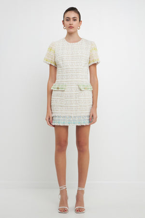 MARGOT TWEED DRESS