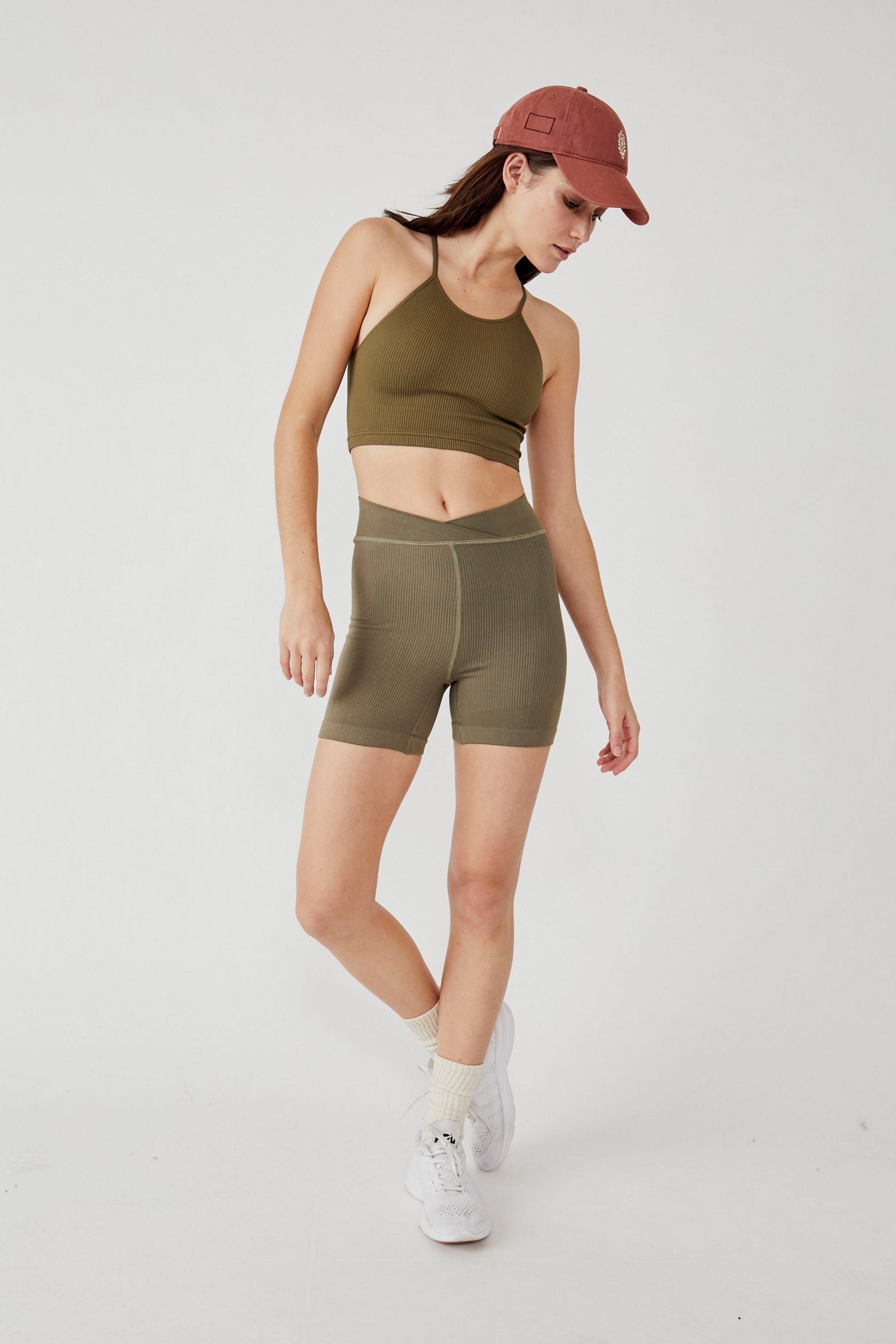 FREE PEOPLE FREE THROW SHORT IN ARMY