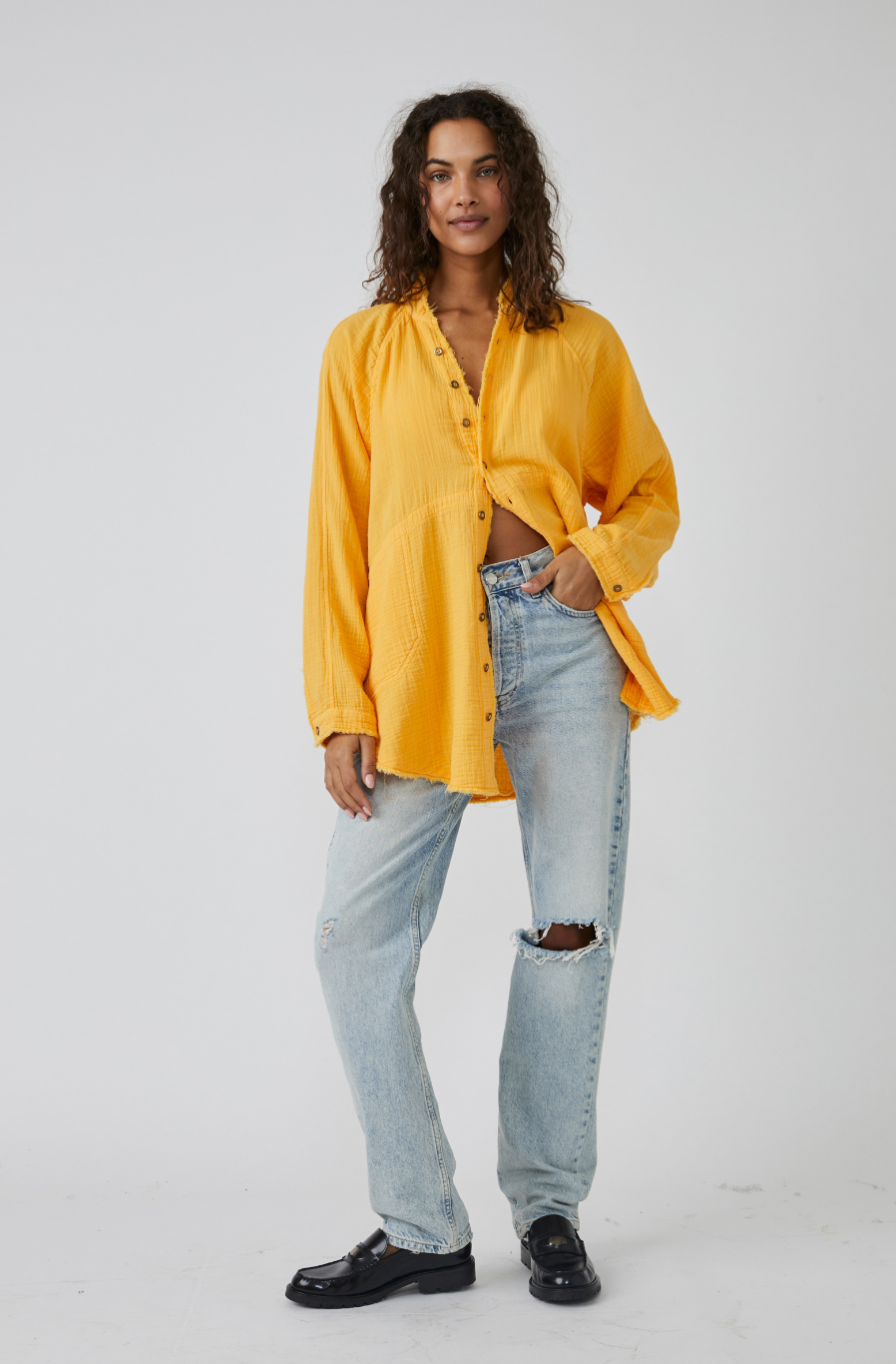 FREE PEOPLE SUMMER DAYDREAM TUNIC IN BIRD OF PARADISE