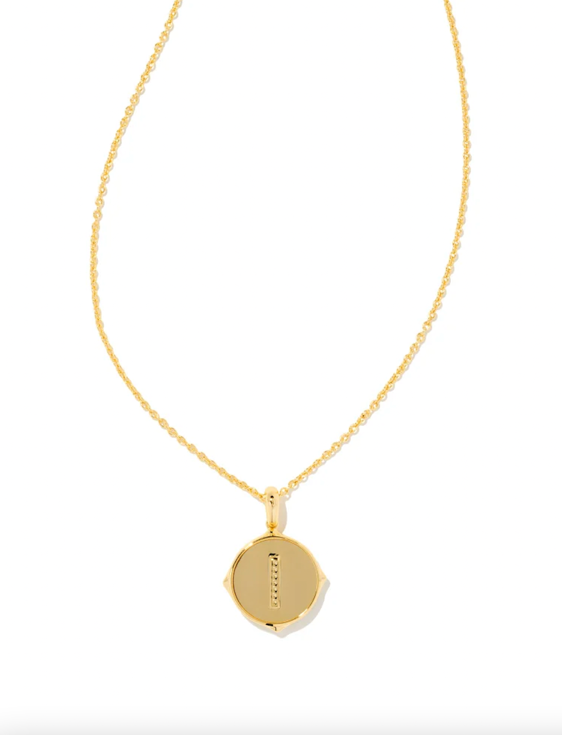 Kendra Scott Letter M Gold Disc Pendant Necklace in Iridescent Abalone –  The Bugs Ear