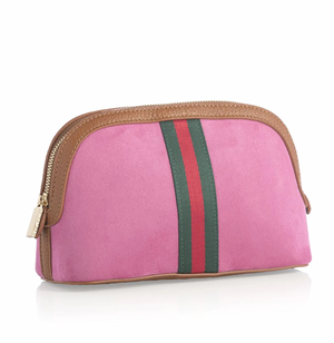 SHIRALEAH BLAKELY ZIP POUCH IN RASPBERRY