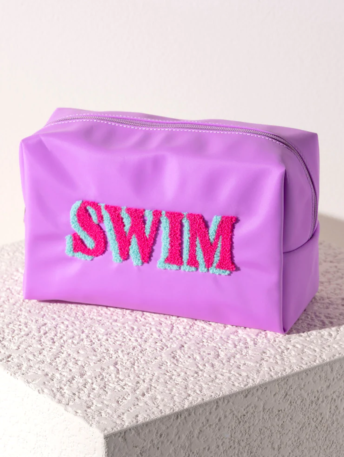 JOY "SWIM" ZIP POUCH IN LILAC