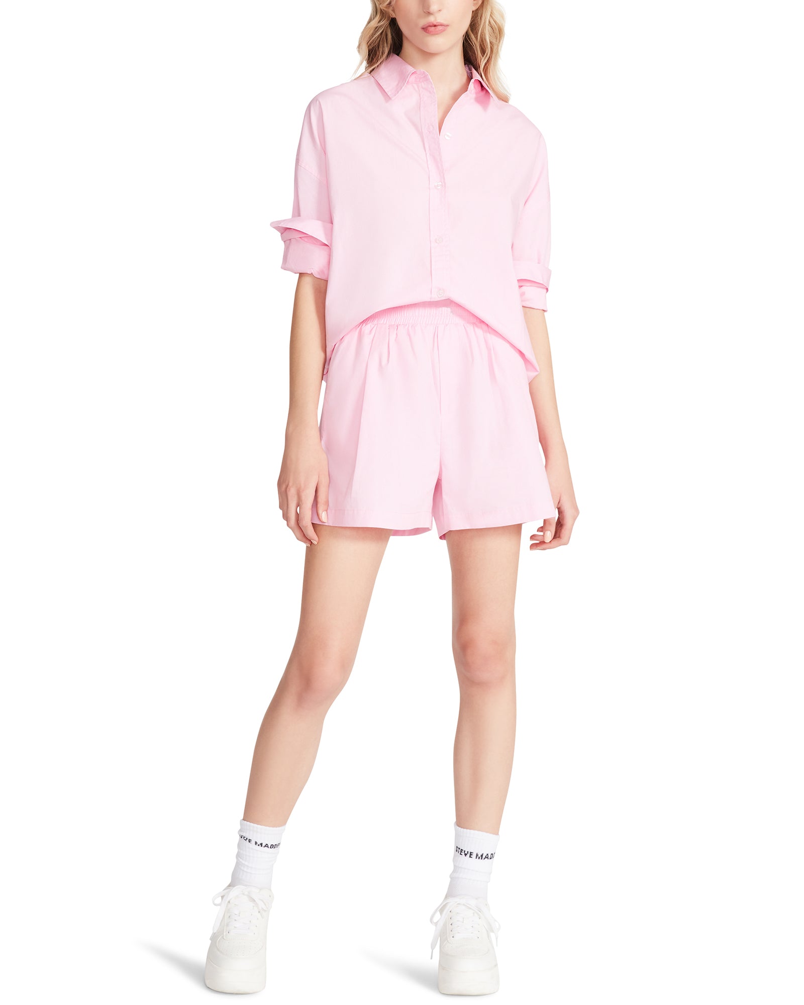 STEVE MADDEN TISH SHORT IN PINK TULLE