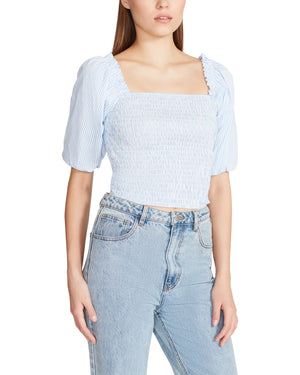 STEVE MADDEN SUSANA TOP BLUE