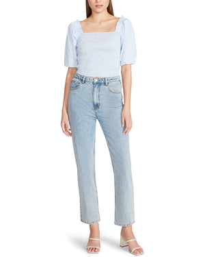 STEVE MADDEN SUSANA TOP BLUE