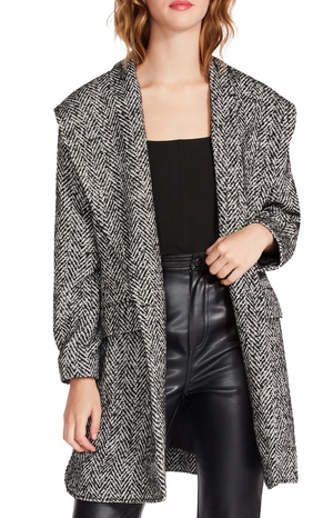 STEVE MADDEN ZOEY JACKET IN HERRINGBONE