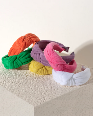 KNOTTED TERRY HEADBAND: MORE COLORS