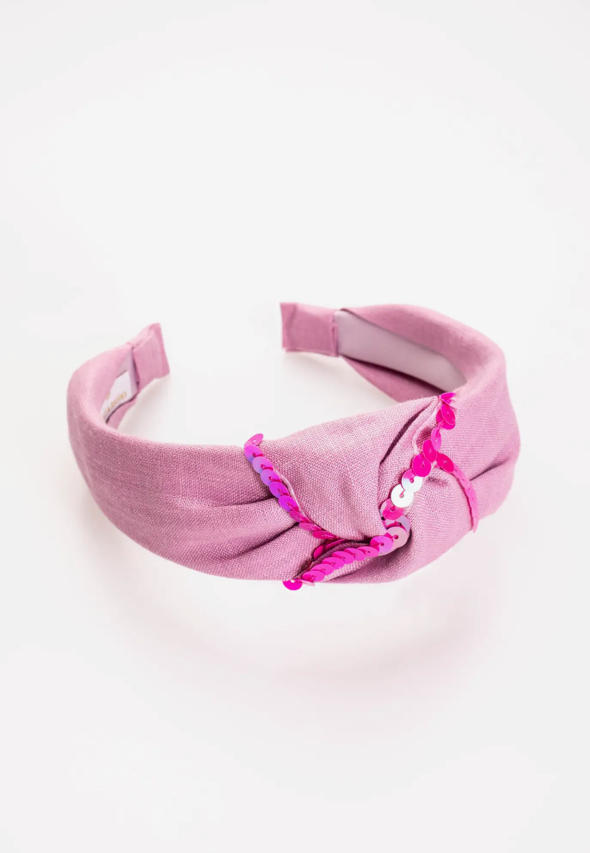 VIOLET AND BROOKS SEQUIN KNOT HEADBAND: MORE COLORS