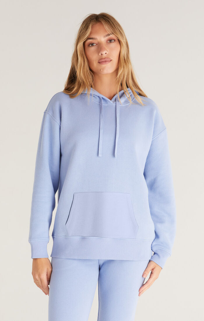 Z SUPPLY CLASSIC HOODIE IN BLUE BIRD