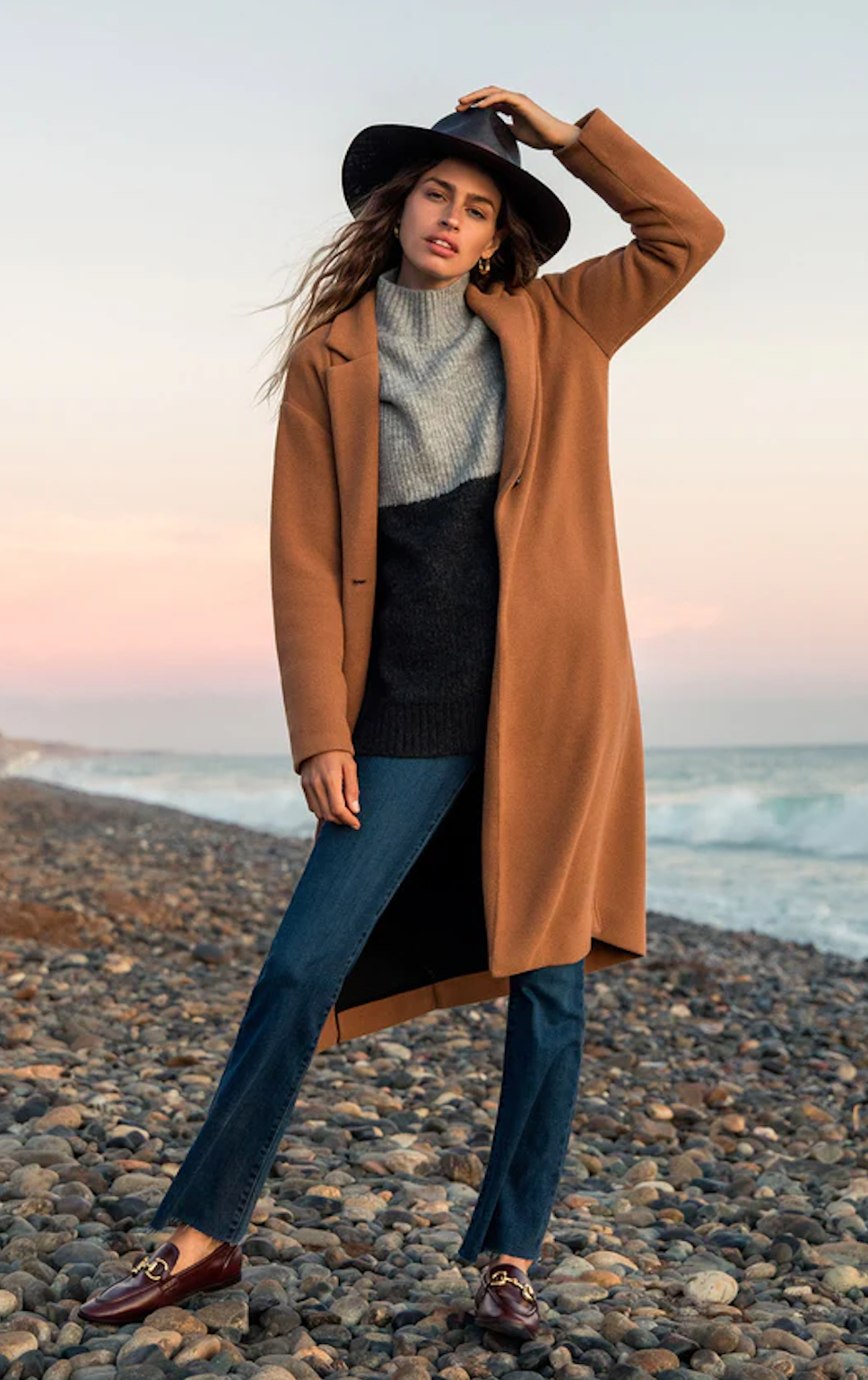 Z SUPPLY MASON KNIT COAT IN CAMEL