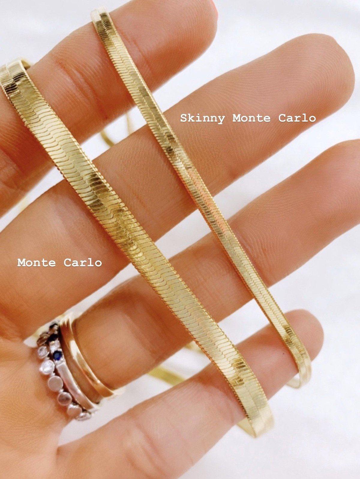 Monte Carlo Choker - Gold & Silber