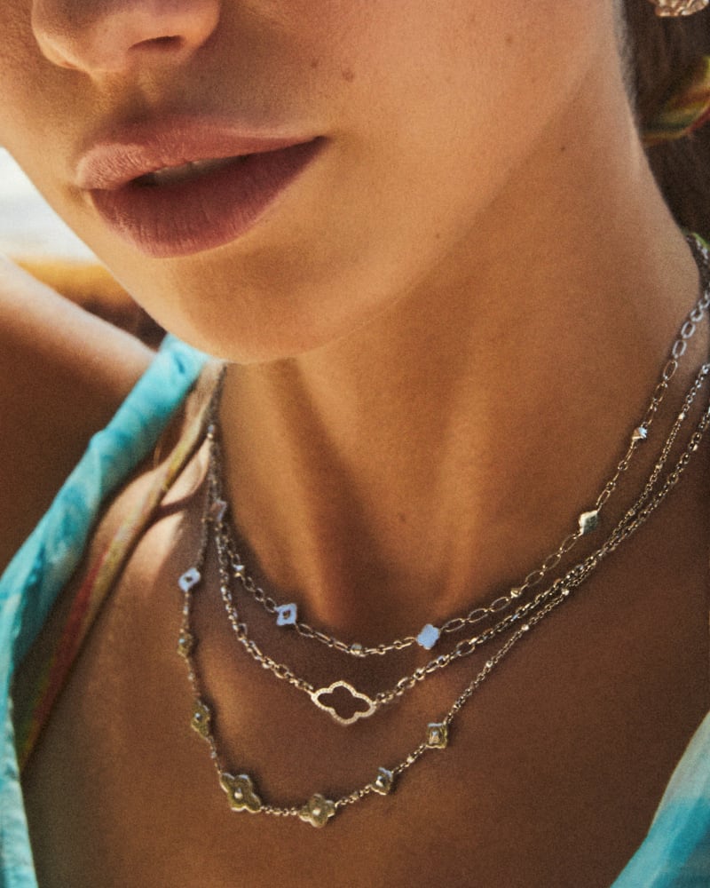 Kendra Scott Grayson Herringbone Multi Strand Necklace at Von Maur