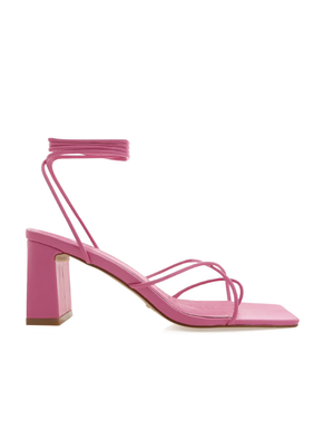 BILLINI ISSA STRAPPY HEELS IN ROSE