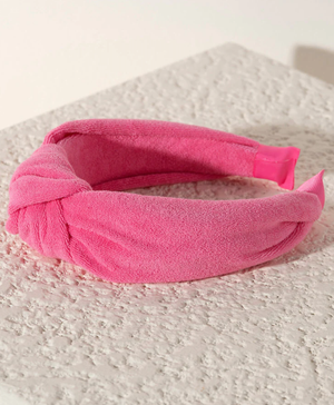 KNOTTED TERRY HEADBAND: MORE COLORS