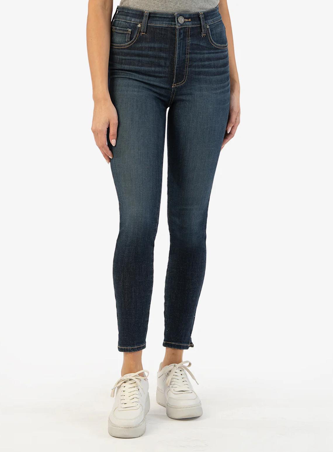 KUT FROM THE KLOTH CONNIE HIGH RISE ANKLE SKINNY IN HERO